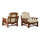 Maison Regain Armchairs, a Pair, 1960s For Sale