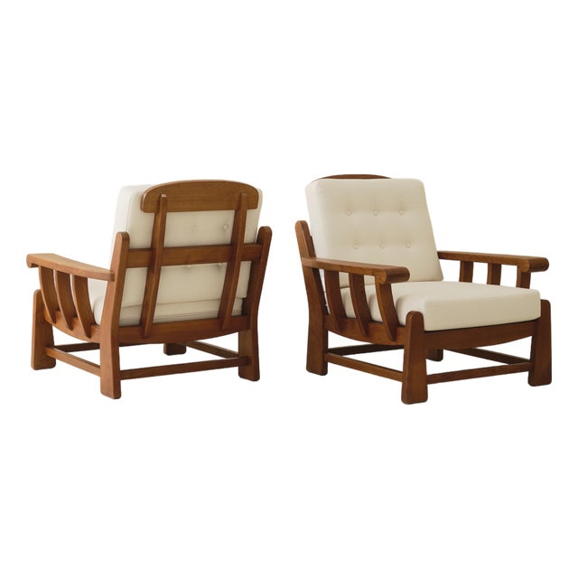 Maison Regain Armchairs, a Pair, 1960s For Sale