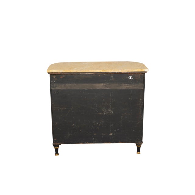 Black Regency Ebonized and Giltwood Credenza For Sale - Image 8 of 12