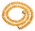 Brazilian Faceted Citrine Beaded Necklace, 19.5 Inches Long For Sale