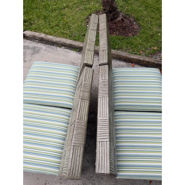 Braxton Culler Chart House Dining Chairs With Woven Rattan Backs, Set of 4 For Sale - Image 12 of 17
