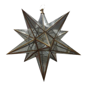 Mid 20th Century Star Shaped Chandelier