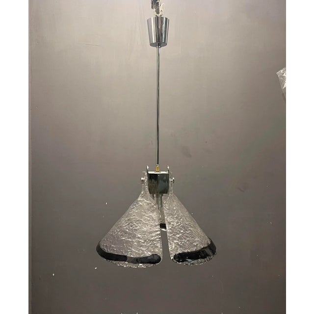 Italian Architectural Murano Glass Pendant For Sale - Image 9 of 9