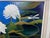 Realism Theo Dodge Signed Painting, Green (Blue) Heron, Water Lilies and Dragonfly For Sale - Image 3 of 11