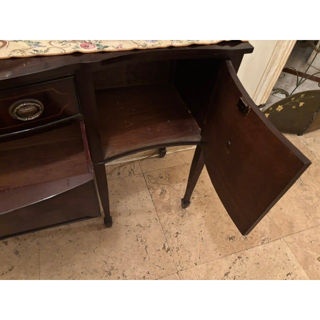 Vintage Mahogany English Server For Sale - Image 12 of 15