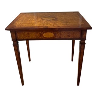 Adriana Inlaid Side Table For Sale