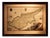 Cyprus Map with Mythological Cartouche from Blaeu, 1642 For Sale