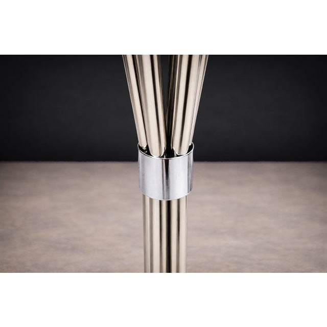 Mid-Century Modern 1960s Candle Floor Lamp in Chrome, Unknown For Sale - Image 3 of 7