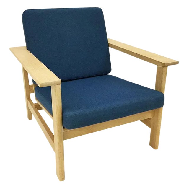 Oak Lounge Chair by Soren Holst for A / S Fredericia, Denmark, 1980s For Sale