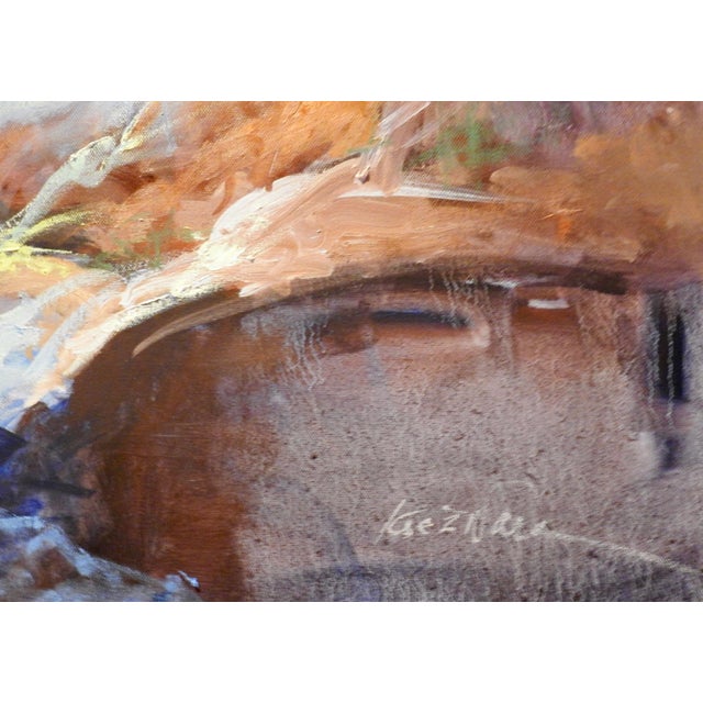 "Lush Valley" Abstract Expressionist Landscape Oil Painting For Sale In Nashville - Image 6 of 12