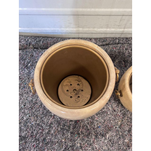 Beige Champagne Holder with Ice Bucket and Shaker, 1960s, Set of 3 For Sale - Image 8 of 10