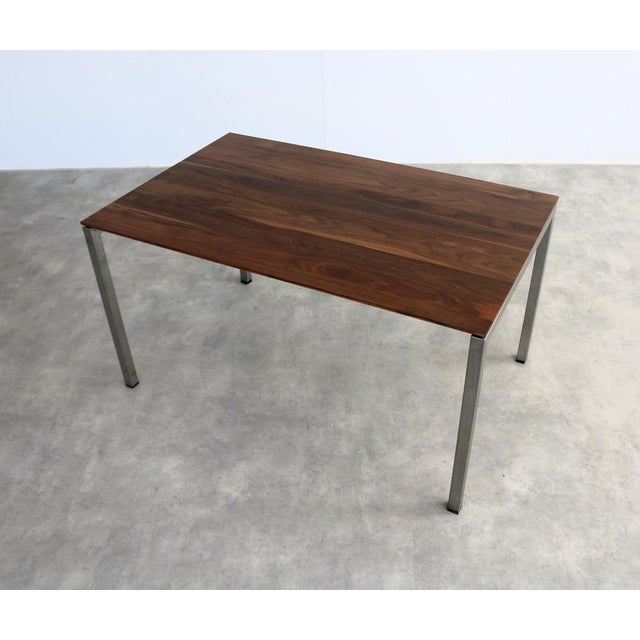 Wood Dining Table in Walnut by Bert Plantagie, 2000s For Sale - Image 7 of 10