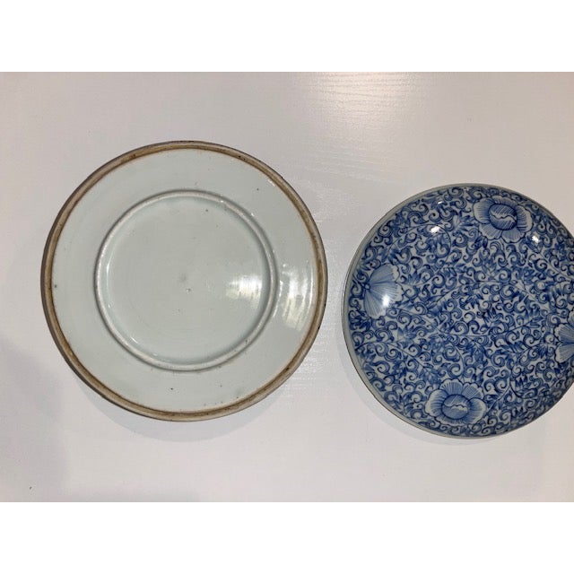Mid 18th Century Antique Japanese Blue and White Porcelain Obento, Stacking Dish, Used by Wealthy For Sale - Image 5 of 15