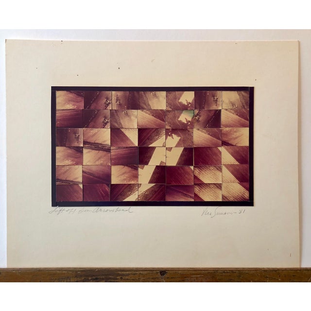 1970s Vera Simons, Lift Off from Arrowhead, Photo Mosaic Collage Aerial Landscape Photograph, 1981 For Sale - Image 5 of 5