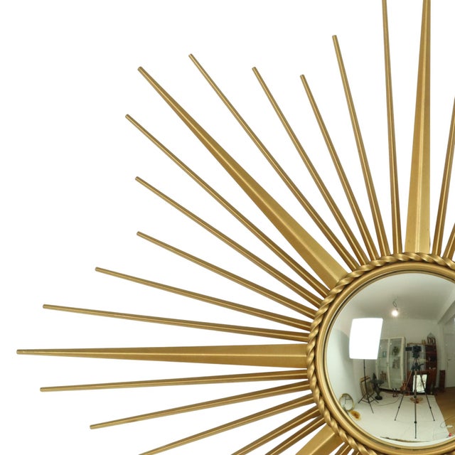 Large Vintage Sun Mirror from Vallauris, 1960s For Sale - Image 4 of 18