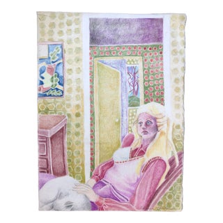 1970s Adrienne Anderson Self Portrait For Sale