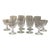 Mid 20th Century Libbey Golden Rose Glassware Set- 12 Pieces For Sale