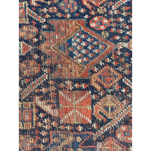 Antique Shiraz Rug with Tribal Pattern For Sale - Image 17 of 18