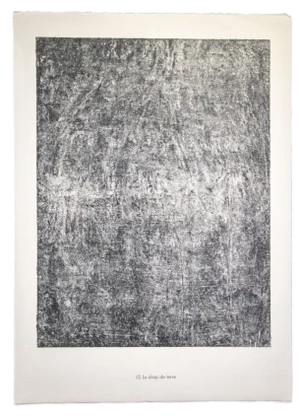 Jean Dubuffet - The Dirt Drop - Original Lithograph - 1959