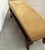 Bernhardt Bernhardt Golden Velvet Bench For Sale - Image 4 of 12