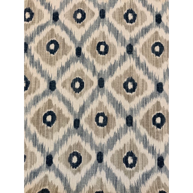 Baker Lifestyle | Sku: K Pp50448 Baker Lifestyle Vasco Blue Fabric 1 Yard For Sale In Raleigh - Image 6 of 6