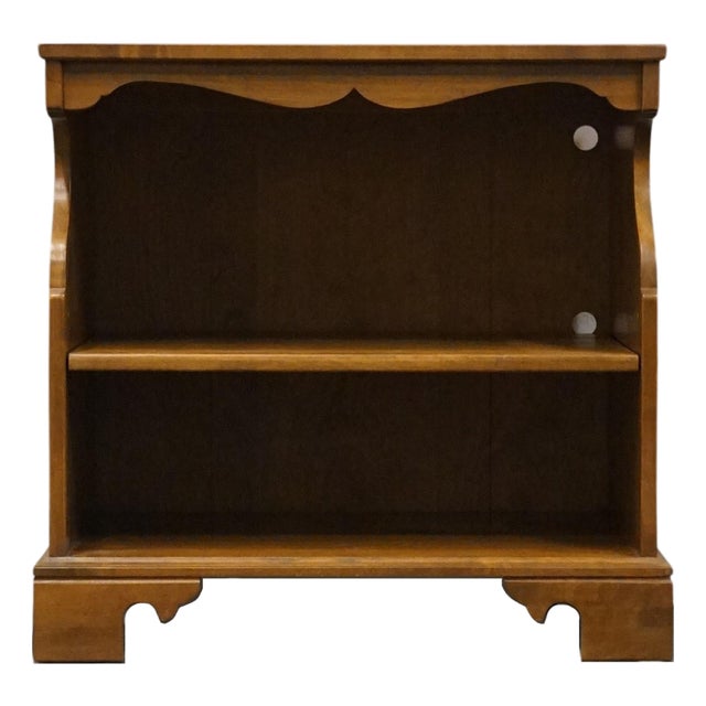 Ethan Allen Heirloom Nutmeg Maple 27" Open Cabinet Accent End Table 10-9030 For Sale