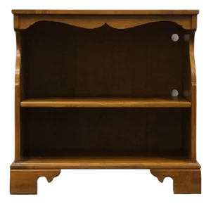 Ethan Allen Heirloom Nutmeg Maple 27" Open Cabinet Accent End Table 10-9030