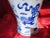 Ceramic Final Clearance 19th Century 24" Shishi Qilin Blue and White Temple Urn Tribute - 24" For Sale - Image 7 of 18
