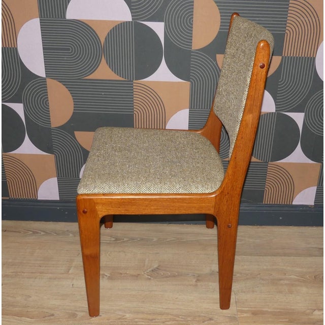 Vintage Teak Dining Chairs from IMHA, 1960s, Set of 6 For Sale - Image 6 of 18