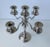 1970s Vintage Silverplate 5-Candle Candelabrum Centerpiece For Sale - Image 5 of 8
