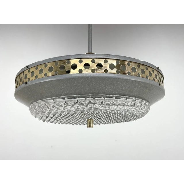 Space Age Metal Pendant by Ludib Bratislava, Czechoslovakia, 1960s For Sale - Image 9 of 11