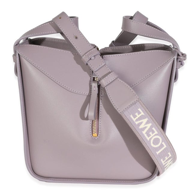 Loewe Purple Fog Calfskin Small Hammock Compact Shoulder Bag For Sale - Image 4 of 10