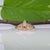 Orange 1.1Ct Imperial Topaz Ring With Natural Diamond Accents: Solid 14k Gold, 10x5mm, Size 6.75 For Sale - Image 8 of 9
