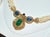 Certified Natural 141.4CTS VS F Diamond Emerald Sapphire Pearl 18K Solid Gold Necklace For Sale In Dallas - Image 6 of 8