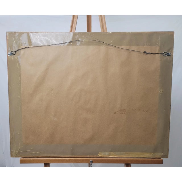 Sculpture Materials 1800s Nicolaes Berchem Matted and Framed Pastoral Landscape Engraving For Sale - Image 7 of 9