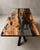 Resin and Lecce Olive Wood Table by Andrea Toffanin for Hood For Sale - Image 4 of 5