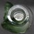 1980s 1989 Lalique Tanega Green Frosted & Clear Crystal Leaf Vase in Original Box For Sale - Image 5 of 11
