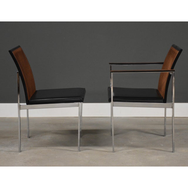 1960s Rosewood and Cane Dining Chairs by Paul McCobb for Lane - Set of 6 For Sale In Boston - Image 6 of 9