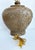 Late 20th Century Hollywood Regency Sculptural Monkey Table Lamp, Original Finial For Sale - Image 9 of 10