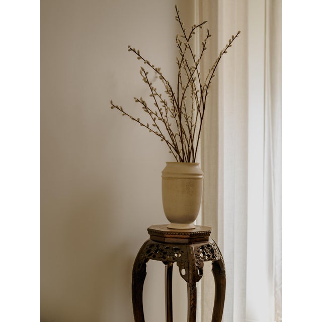 Late 20th Century Vintage Ming Dynasty Style Pedestal Plant Stand For Sale - Image 10 of 10