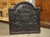 Small 19th Century French Royal Coat of Arms Cast Iron Fireback For Sale - Image 15 of 16