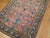 1930s Persian Runner in salmon, rust and soft blues
