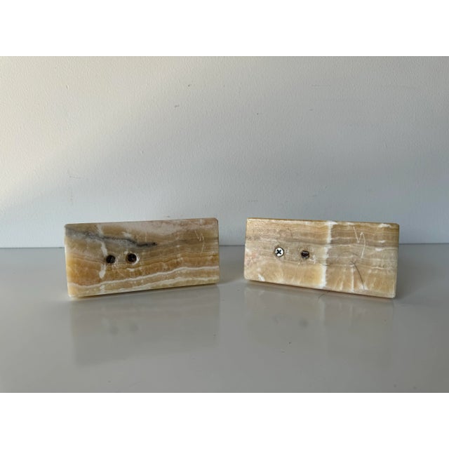 Vintage Carved Marble Horse Head Bookends - A Pair/ Sold For Sale - Image 9 of 11