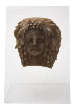 VIntage Italian Bacchus Head Decorative Wax