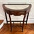Early 20th Century Vintage Marble Insert Demilune Table For Sale - Image 5 of 6
