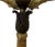 Pair Antique French Empire Patinated Bronze and Gold Bronze With Sienna Marble Candelabra, Circa 1840 For Sale In Dallas - Image 6 of 10