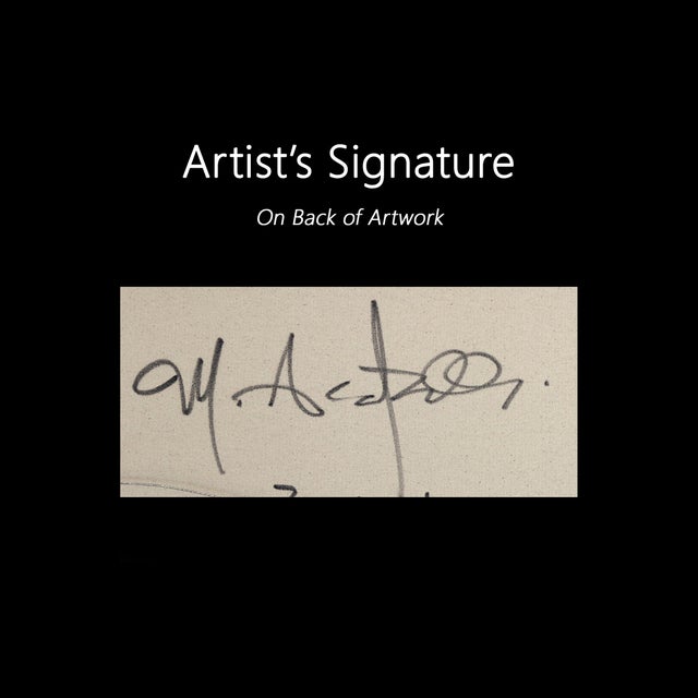 Twilight - Muted Color Atmospheric Abstract Landscape Oil Painting on Canvas Original Artwork by Mark Acetelli For Sale - Image 9 of 9