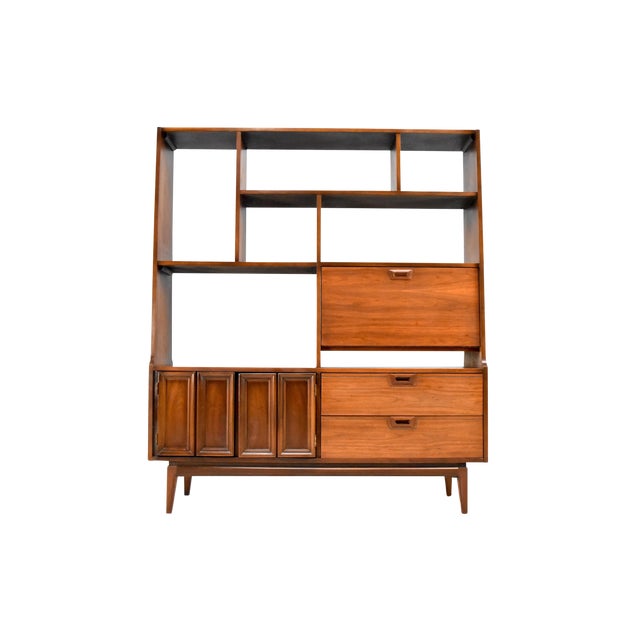 MidCentury Modern Wall Unit by Jb Van Sciver Chairish