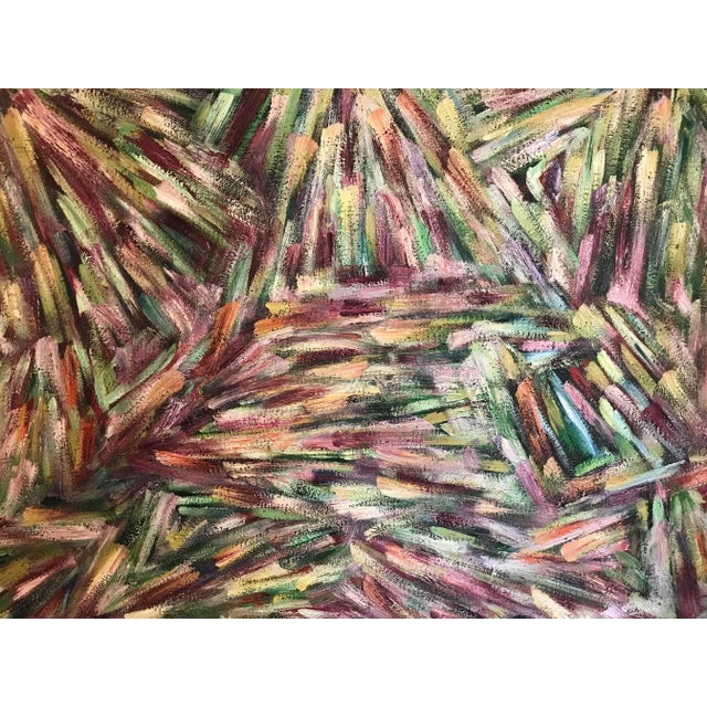 The Quiet Path Original Abstract Oil Painting by Monique Nichols For Sale - Image 4 of 12