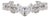 Diamond Band With Earth-Mined Diamonds in Solid 14k Gold, Marquise Cut For Sale